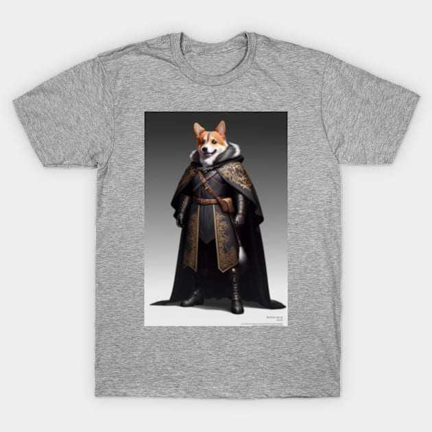 Corgi Rogue T-Shirt by KarmarieCrafts